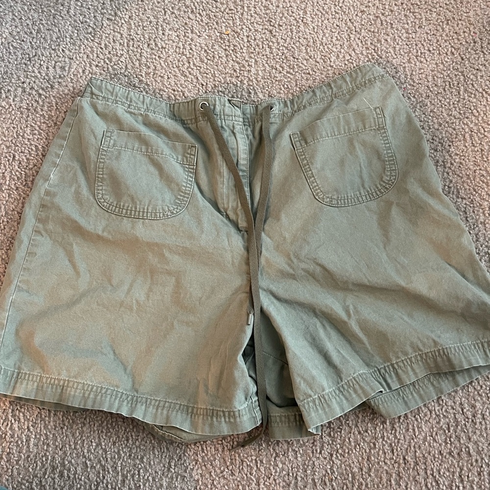 white stag green khaki shorts